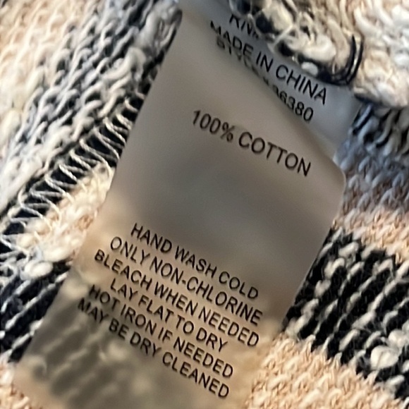 Soft Surroundings Boatneck Striped Knit Sweater Small Petite - Picture 6 of 7